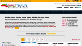 What Phuketthailand-travel.com website looked like in 2020 (3 years ago)