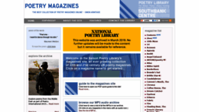 What Poetrymagazines.org.uk website looked like in 2020 (3 years ago)