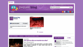 What Pequesblog.com website looked like in 2020 (3 years ago)