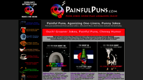 What Painfulpuns.com website looked like in 2020 (3 years ago)
