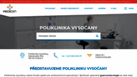 What Poliklinika-vysocany.cz website looked like in 2020 (3 years ago)