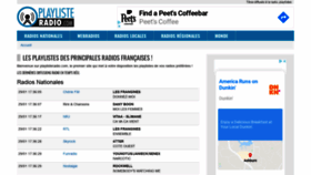 What Playlisteradio.com website looked like in 2020 (3 years ago)
