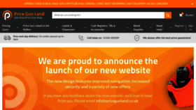 What Pricegunland.co.uk website looked like in 2020 (3 years ago)