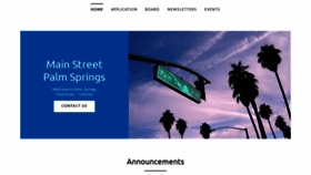 What Palmcanyondrive.org website looked like in 2020 (5 years ago)