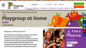 What Playgroupnsw.org.au website looked like in 2020 (3 years ago)