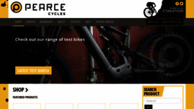 What Pearcecycles.co.uk website looked like in 2020 (3 years ago)
