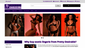 What Prettydesirable.com website looked like in 2020 (3 years ago)
