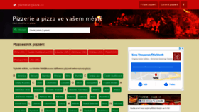 What Pizzerie-pizza.cz website looked like in 2020 (3 years ago)