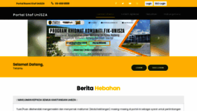 What Portal.unisza.edu.my website looked like in 2020 (3 years ago)
