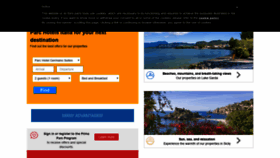 What Parchotels.it website looked like in 2020 (5 years ago)