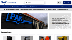 What Pak-onderdelen.nl website looked like in 2020 (3 years ago)