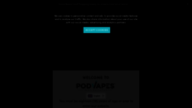 What Podvapes.eu website looked like in 2020 (3 years ago)
