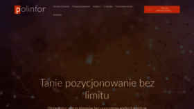 What Polinfor.pl website looked like in 2020 (3 years ago)