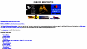 What Psg.com website looked like in 2020 (3 years ago)