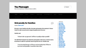 What Pitstraight.co.uk website looked like in 2020 (4 years ago)