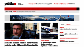 What Politikaplus.com website looked like in 2020 (3 years ago)