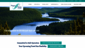 What Pearlseascruises.com website looked like in 2020 (3 years ago)