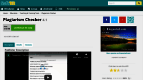What Plagiarism-checker.soft112.com website looked like in 2020 (3 years ago)