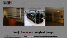 What Prekybineiranga.lt website looked like in 2020 (3 years ago)