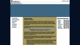 What Paparellalaw.com website looked like in 2020 (3 years ago)