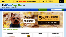 What Petcaresupplies.com website looked like in 2020 (3 years ago)