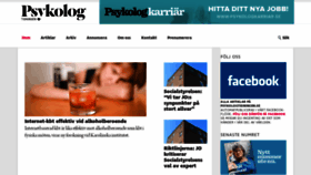 What Psykologtidningen.se website looked like in 2020 (3 years ago)