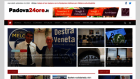 What Padova24ore.it website looked like in 2020 (3 years ago)