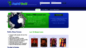 What Penpalworld.com website looked like in 2020 (3 years ago)