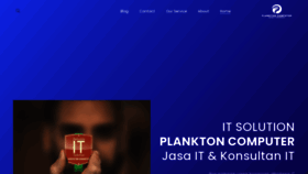 What Planktoncomputer.com website looked like in 2020 (3 years ago)
