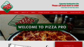 What Pizzapro.com website looked like in 2020 (3 years ago)