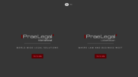 What Praelegal.uz website looked like in 2020 (3 years ago)