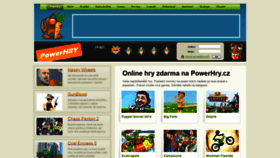 What Powerhry.cz website looked like in 2020 (3 years ago)