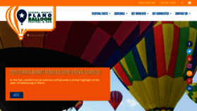 What Planoballoonfest.org website looked like in 2020 (3 years ago)