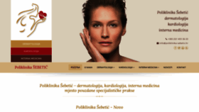 What Poliklinika-sebetic.hr website looked like in 2020 (4 years ago)