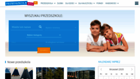 What Przedszkola.edu.pl website looked like in 2020 (3 years ago)