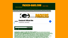 What Packer-bars.com website looked like in 2020 (3 years ago)
