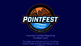 What Pointfestival.com website looked like in 2020 (3 years ago)