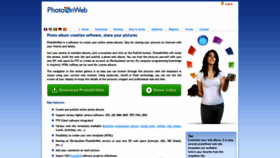 What Photoonweb.com website looked like in 2020 (3 years ago)