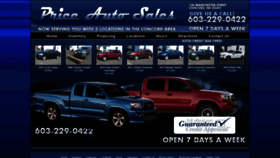 What Priceautosales2.com website looked like in 2020 (3 years ago)