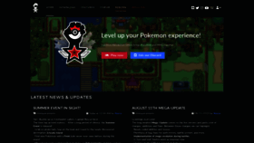 What Pokemonrevolution.net website looked like in 2020 (3 years ago)