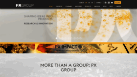 What Pxgroup.com website looked like in 2020 (3 years ago)