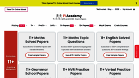 What Piacademy.co.uk website looked like in 2020 (3 years ago)