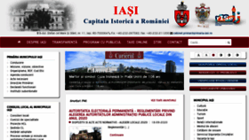 What Primaria-iasi.ro website looked like in 2020 (3 years ago)