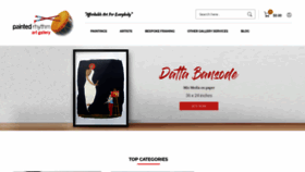 What Paintedrhythm.com website looked like in 2020 (5 years ago)