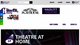 What Parkwoodtheatres.co.uk website looked like in 2020 (3 years ago)