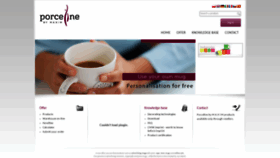 What Porceline.pl website looked like in 2020 (3 years ago)