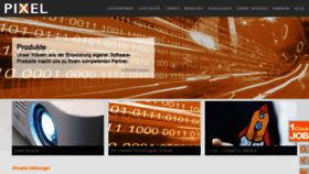 What Pixel.de website looked like in 2020 (3 years ago)