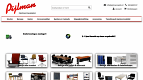 What Pijlman-kantoormeubelen.nl website looked like in 2020 (3 years ago)