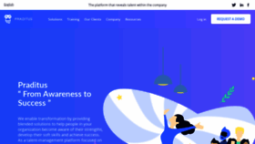 What Praditus.com website looked like in 2020 (3 years ago)