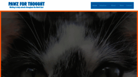 What Pawzforthought.org website looked like in 2020 (3 years ago)
